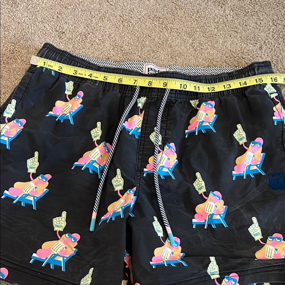 Party Pants Gray Swim Shorts with Hotdog Print - Picture 5 of 6